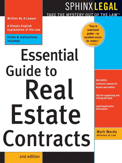 Title details for Essential Real Estate Contracts, 2E by Mark Warda - Available